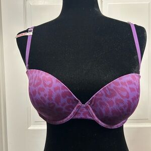 Pink Victoria's Secret Intimates & Sleepwear Multi Way Demi Bra 34 D pink purple